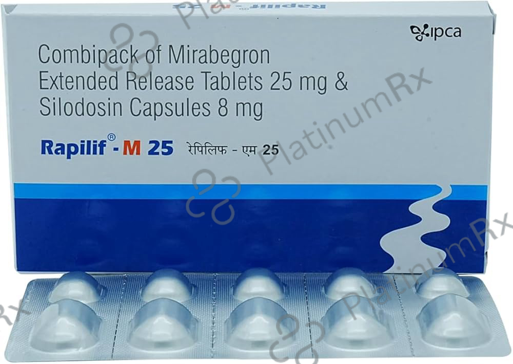 Rapilif M 25/8mg Capsule 10s