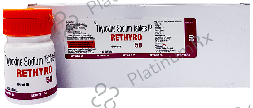 Rethyro 50mcg Tablet 120s