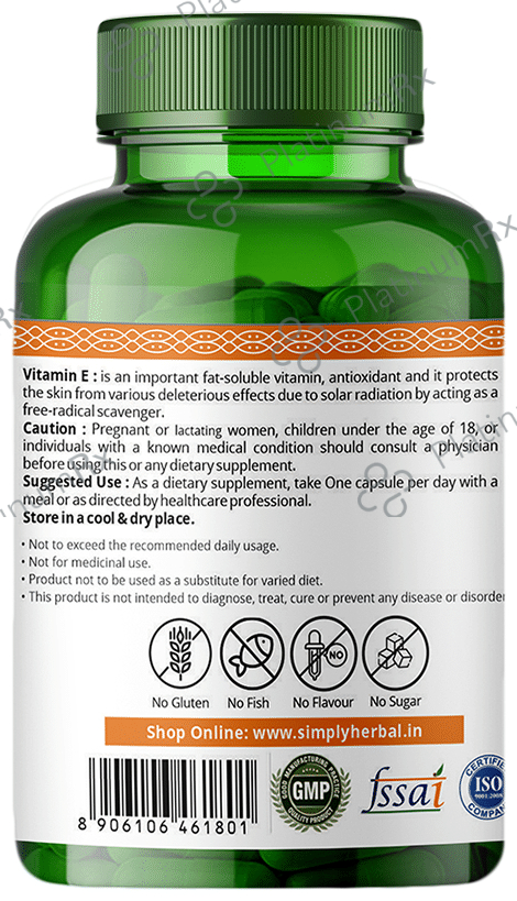 Simply Herbal Vitamin E Capsule