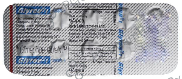 Glyree 1mg Tablet 10s