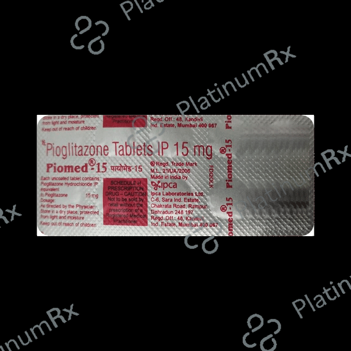 Piomed 15mg Tablet 10s
