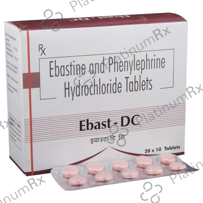 Ebast DC 10/10mg Tablet 10s