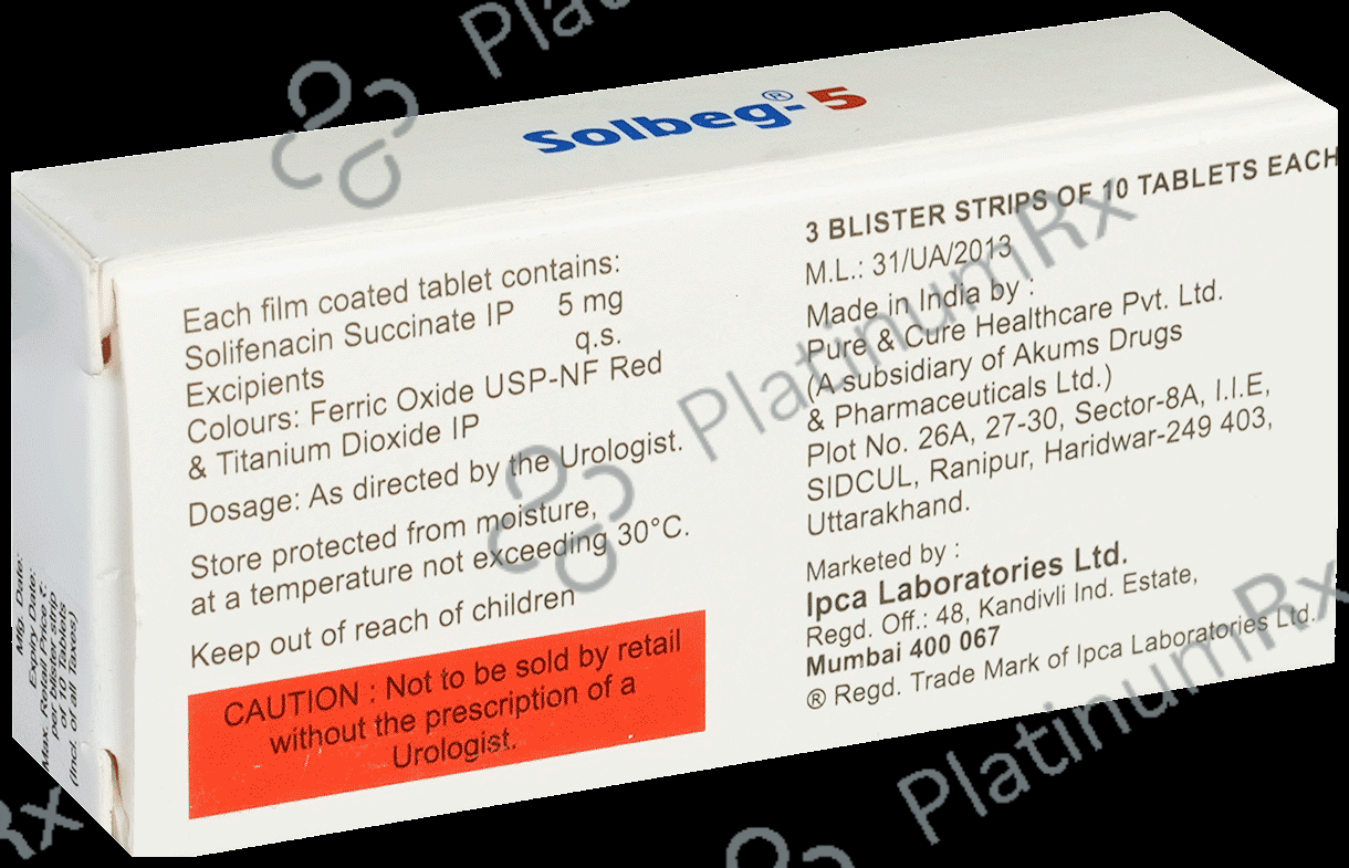 Solbeg 5mg Tablet