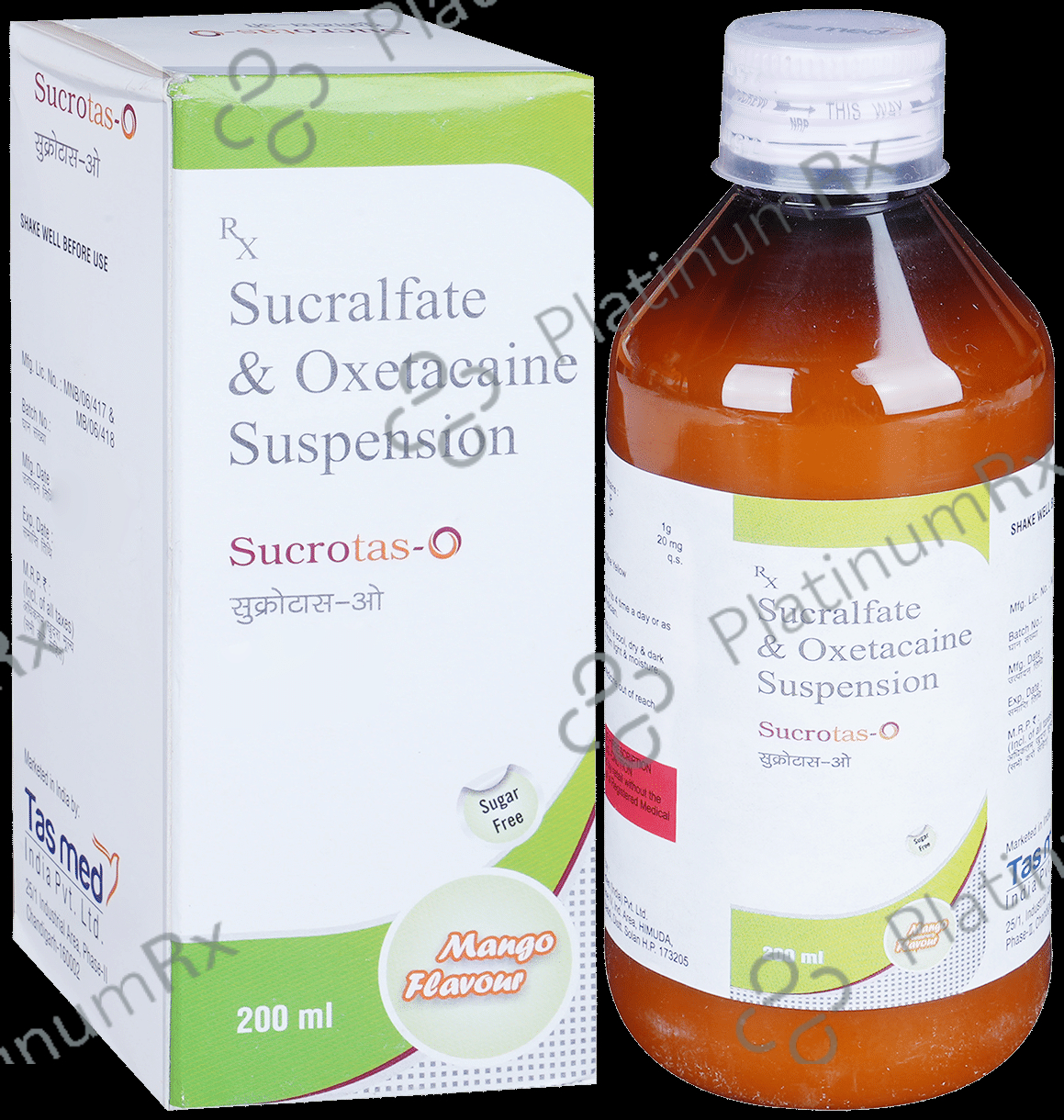 Sucrotas-O Oral Suspension Sugar Free