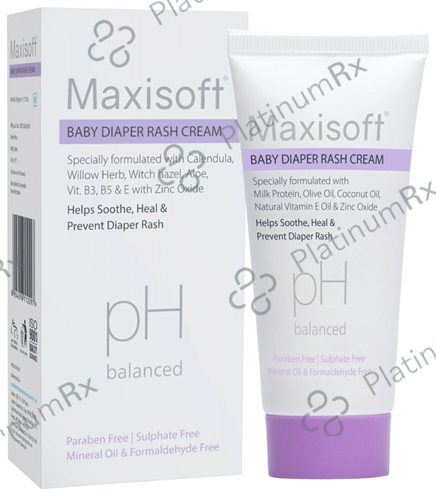 Maxisoft Baby Diaper rash Cream (50gm Each) 4 Tubes