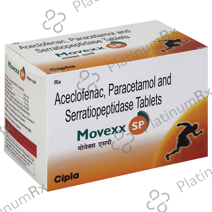 Movexx SP 100/325/15mg Tab 10s