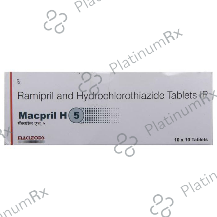 Macpril H 5/12.5mg Tablet 10s