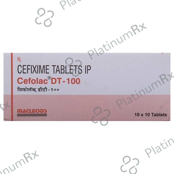 Cefolac DT 100mg Tablet 10s