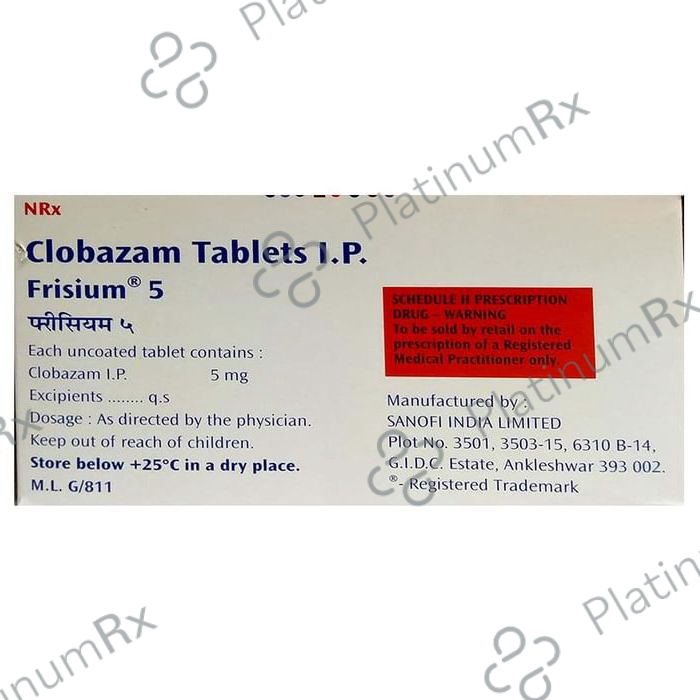 Frisium 5 Tablet 15s