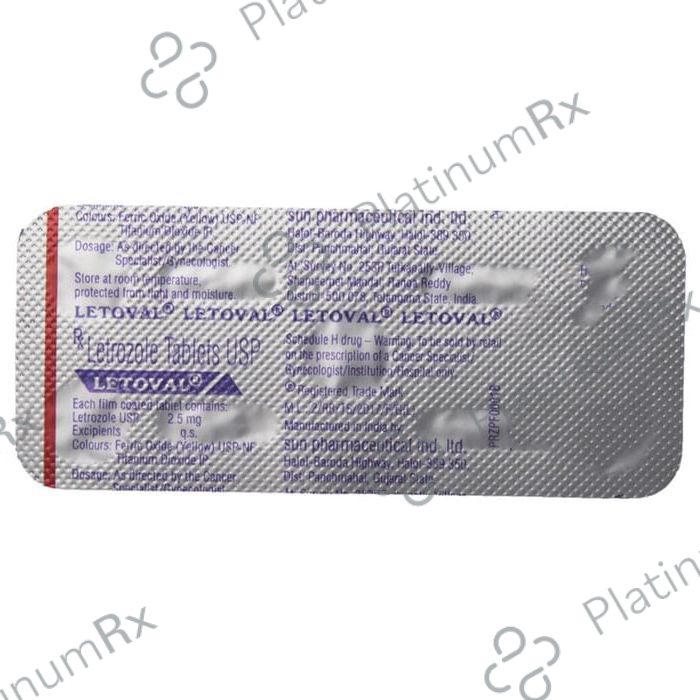 Letoval 2.5mg Tablet 5s