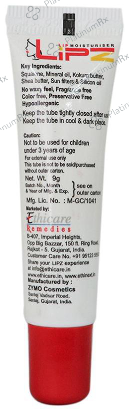 Lipz Lip Moisturiser SPF 15