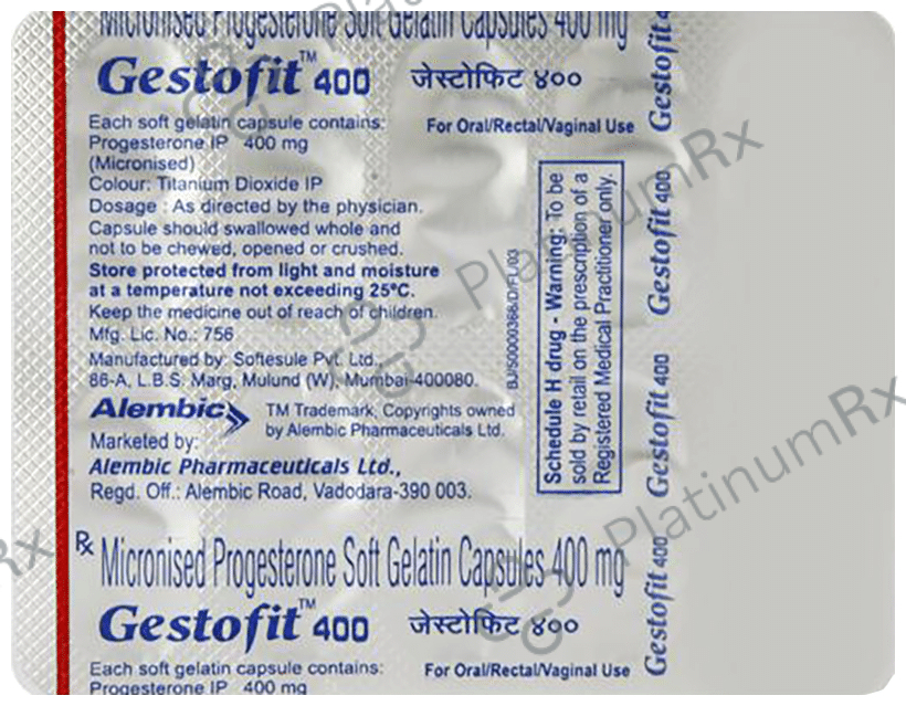 Gestofit 400mg Soft Gelatin Capsule 10s