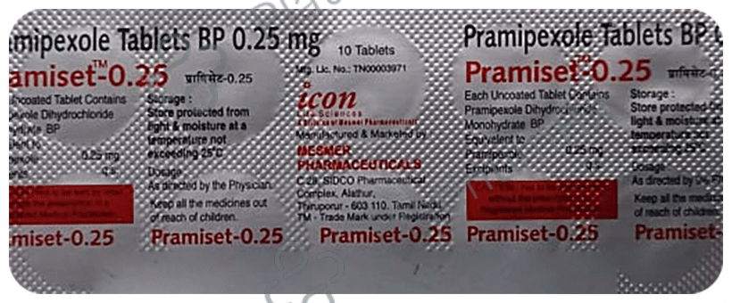 Pramiset 0.25mg Tablet