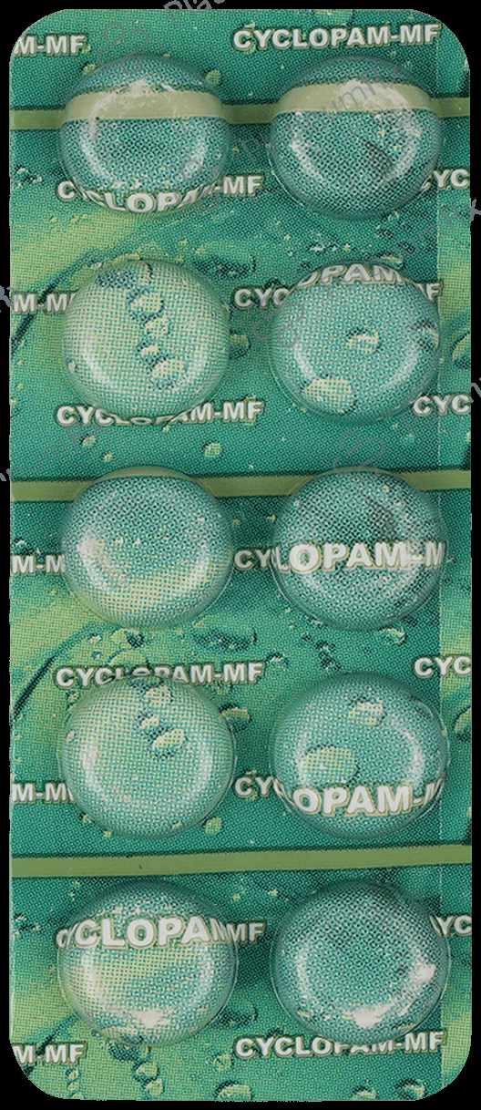 Cyclopam-MF 10mg/250mg Tablet