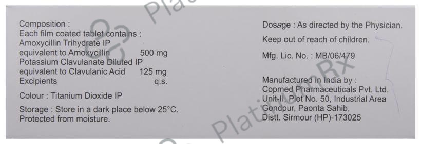 Moxikind CV 625mg Tablet 10s