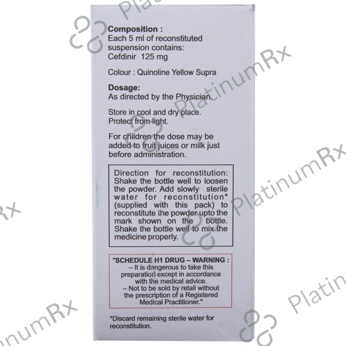 Cefrine 125mg Oral Suspension 30ml