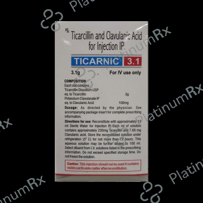 Ticarnic 3.1 Injection