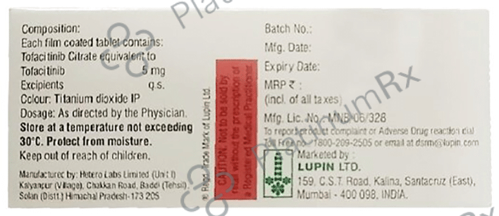 Tofakin 5mg Tablet 10s