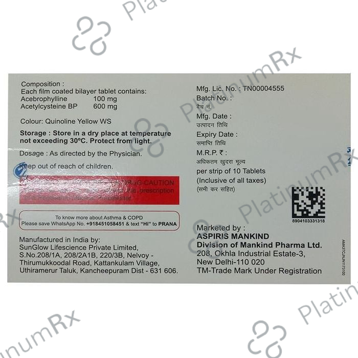 Abevia N 100/600mg Tablet 10s