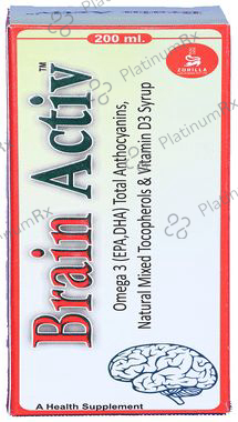 Brain Activ Omega 3 (EPA & DHA) with Vitamin E & D3 1 Bottle