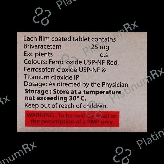 Brivatab 25mg Tablet