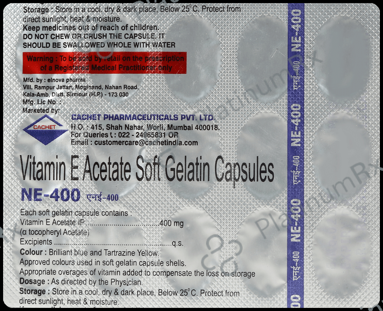 NE 400mg Soft Gelatin Capsule 15s