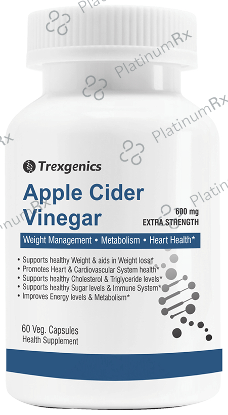 Trexgenics Apple Cider Vinegar Veg Capsule