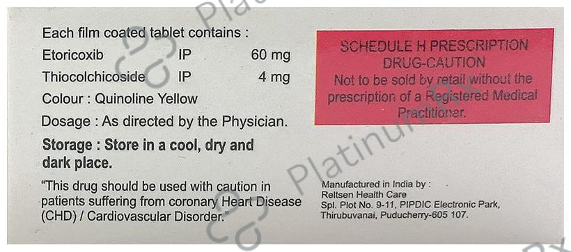 Etoriflex MR4 60/4mg Tablet MR 10s