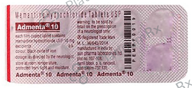 ADMENTA 10 MG TABLET MD