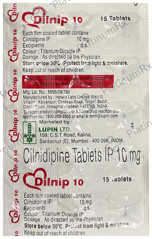 Dilnip 10mg Tablet 15s