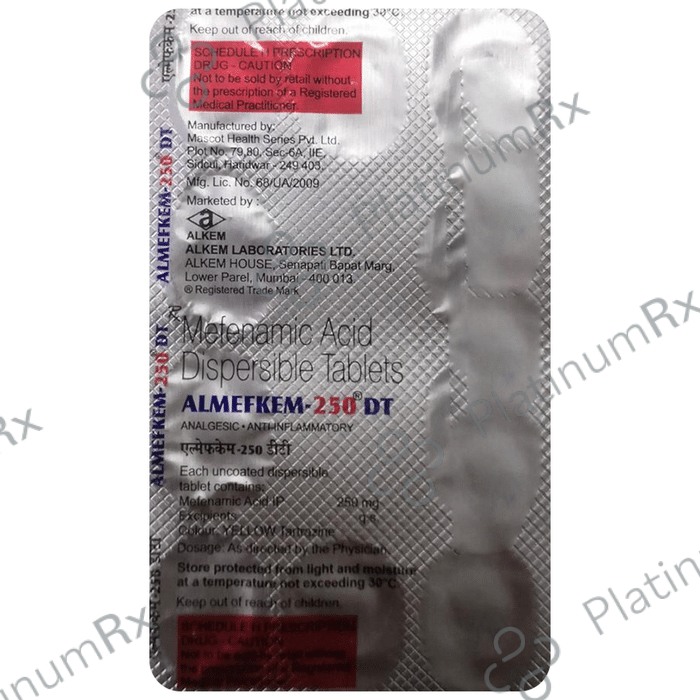Almefkem 250mg Tablet