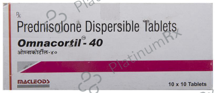 Omnacortil 40mg Tablet DT 10s