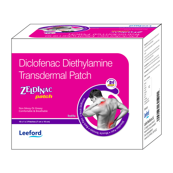 Zeldinac 200mg Transdermal Patch 3s