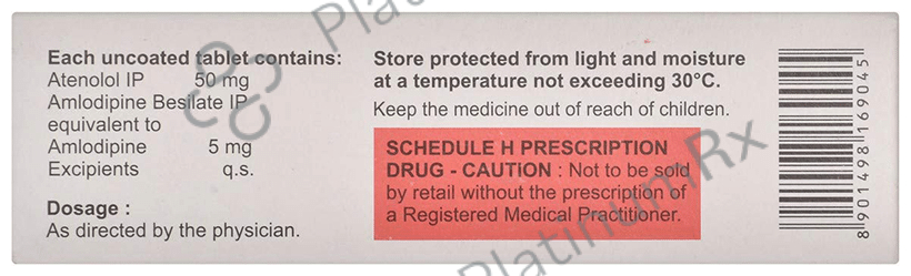 Atecard AM 5/50mg Tablet 15s