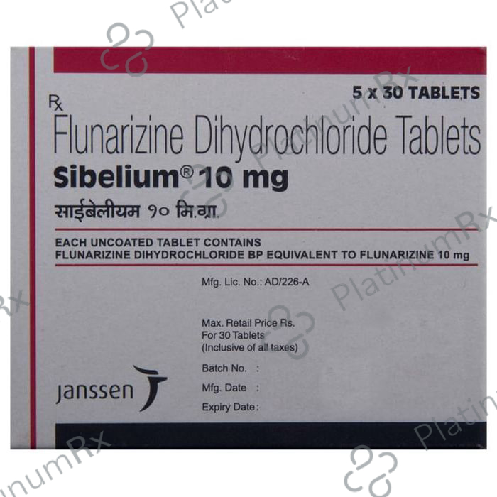 Sibelium 10mg Tablet 30s