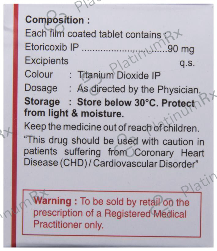 Etorvel 90mg Tablet 10s
