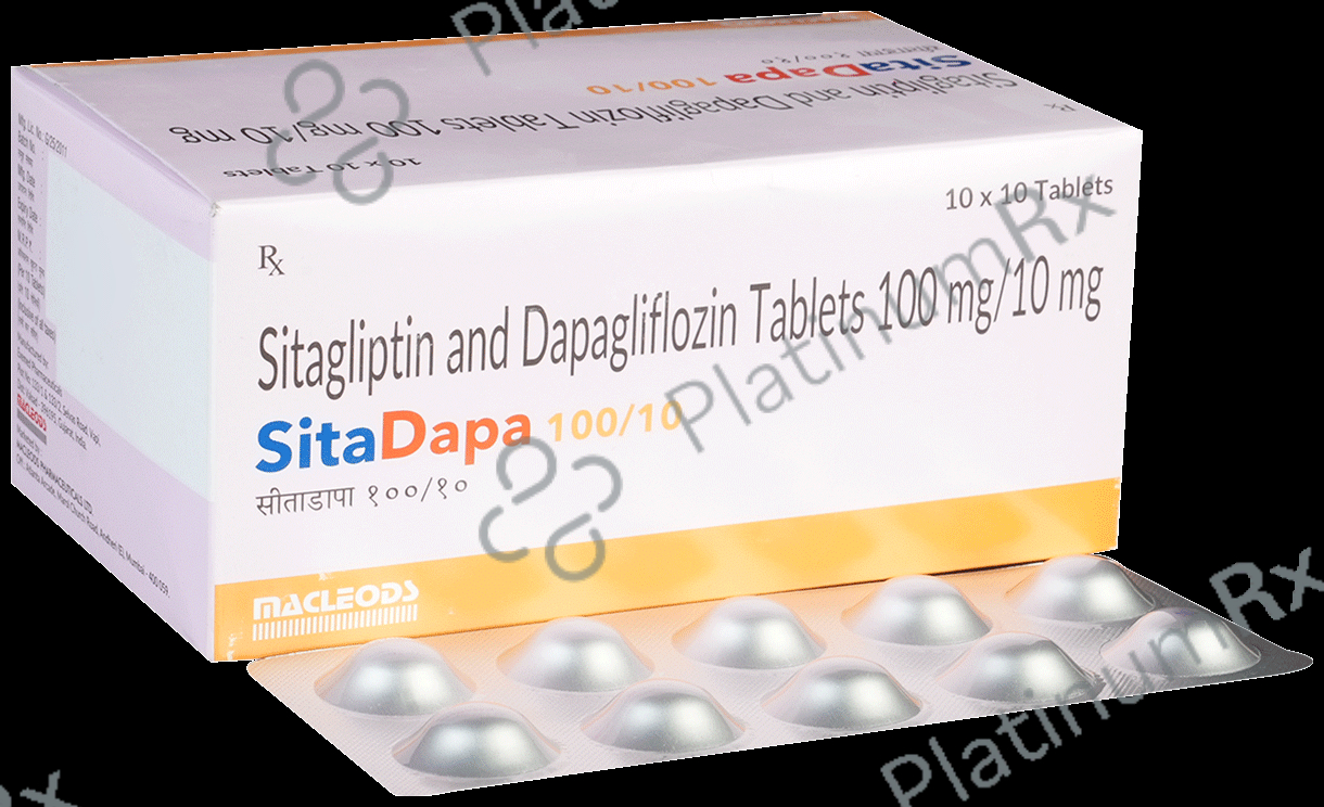 Sitadapa 100/10mg Tablet 10s