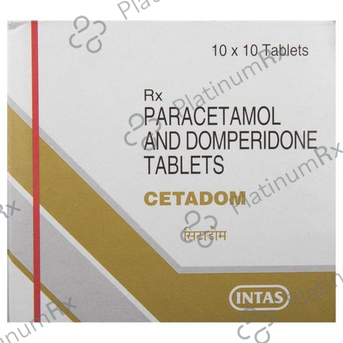 Cetadom 10/325mg Tablet 10s
