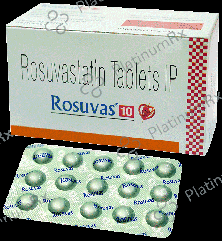 Rosuvas 10mg Tablet 15s