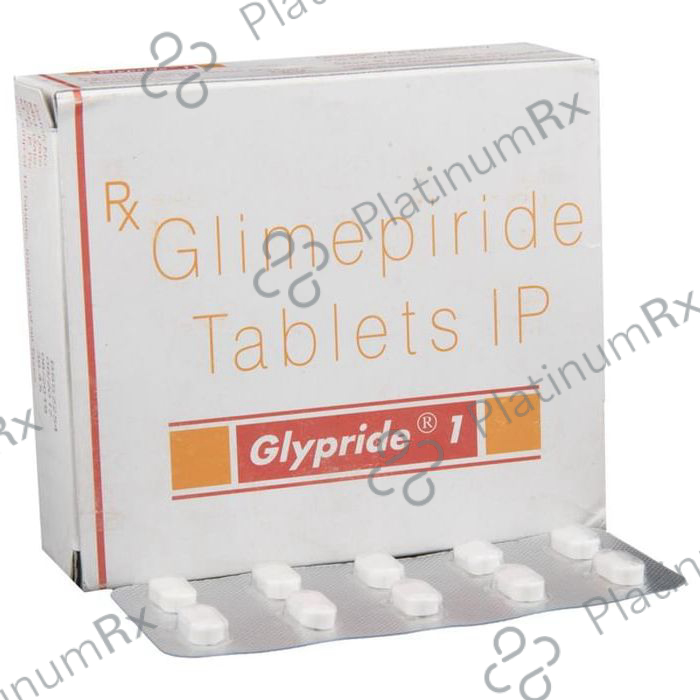 Glypride 1mg Tablet 10s
