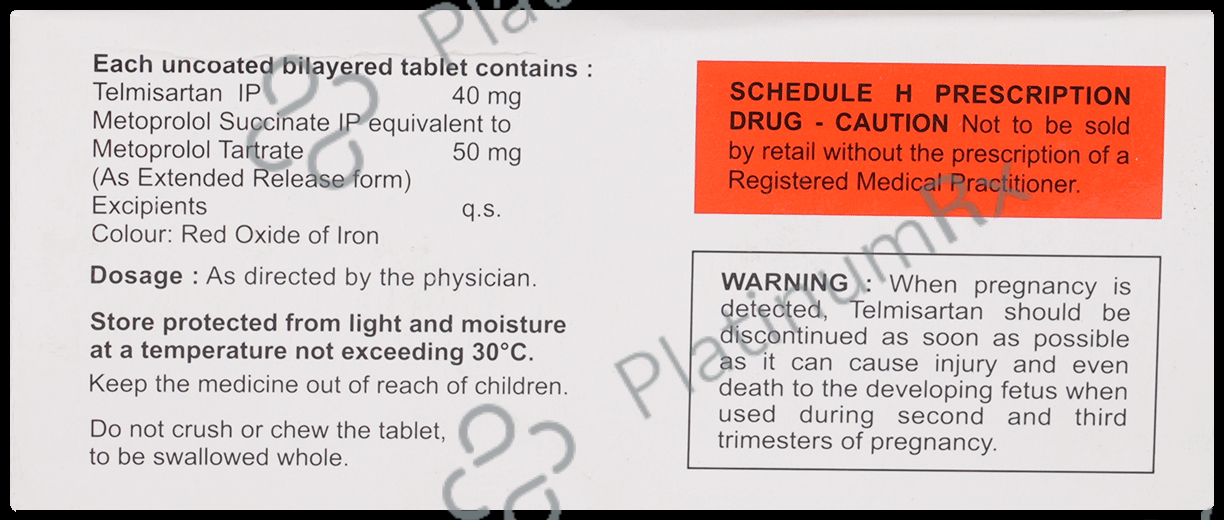 Tetan Beta 50/40mg Tablet ER 15s