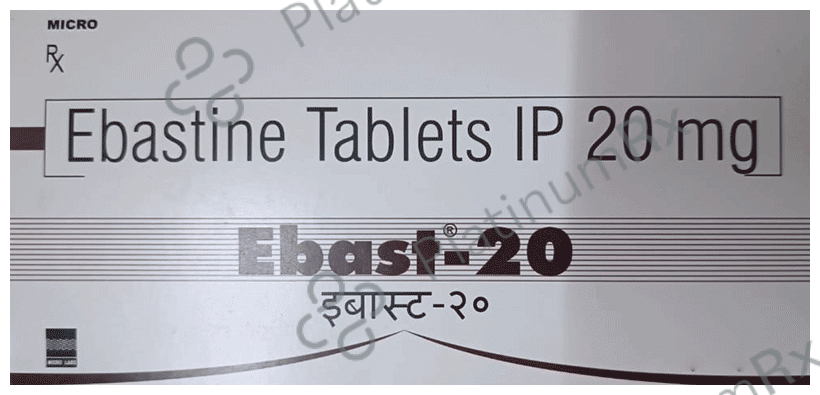 Ebast 20mg Tablet 15s