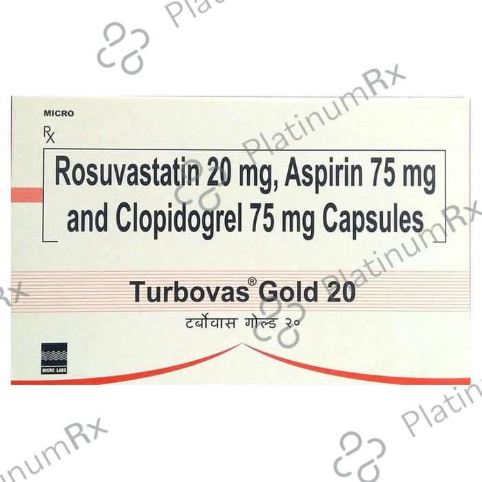 Turbovas Gold 20/75/75mg Capsule 10s