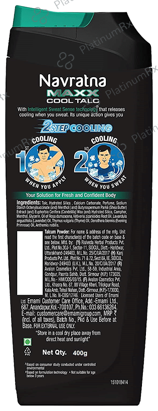 Navratna Maxx Cool Talc