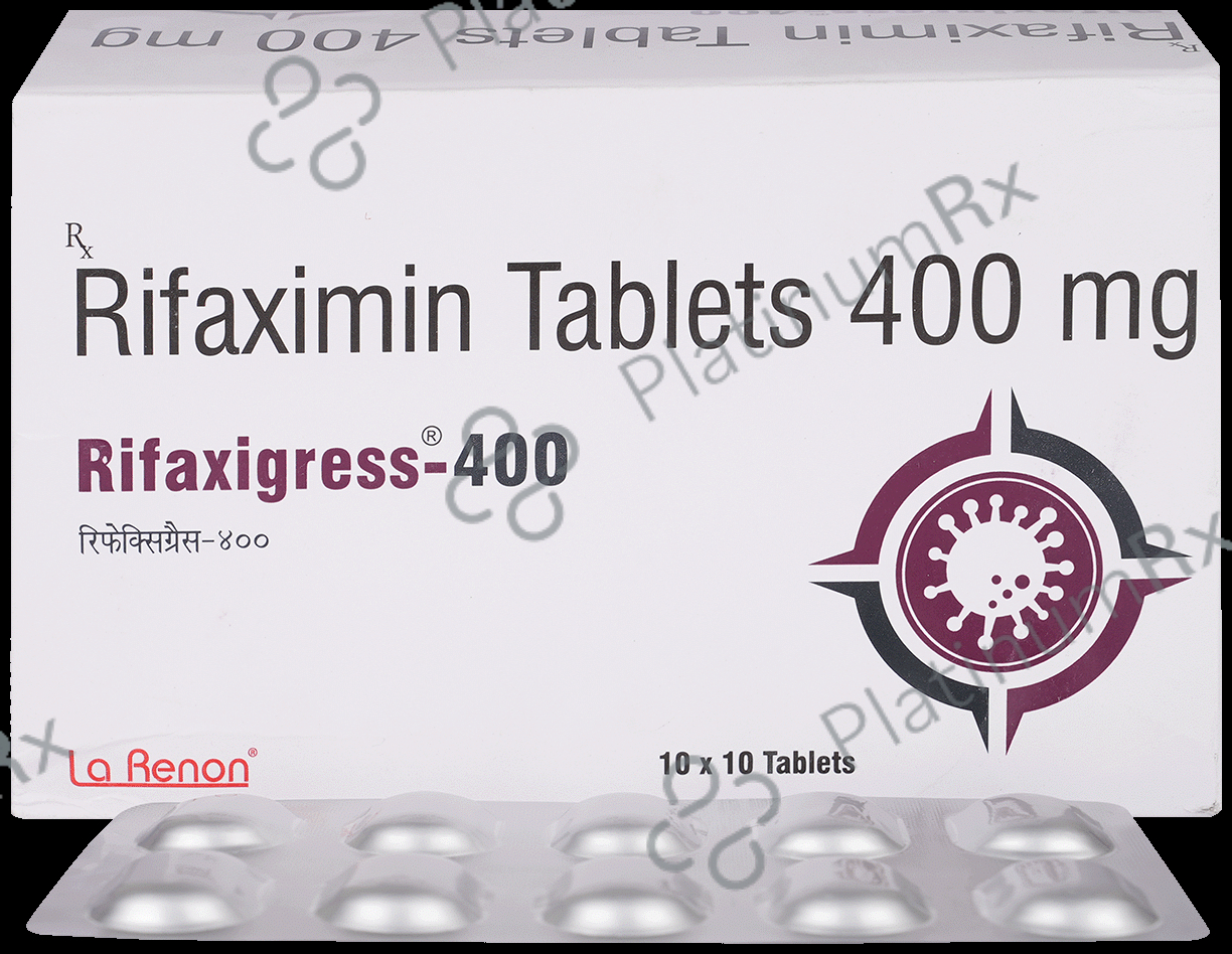 Rifaxigress 400mg Tablet 10s