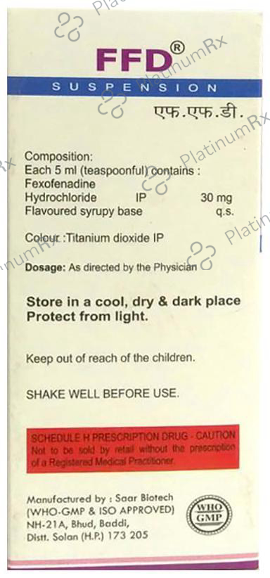 Ffd Oral Suspension