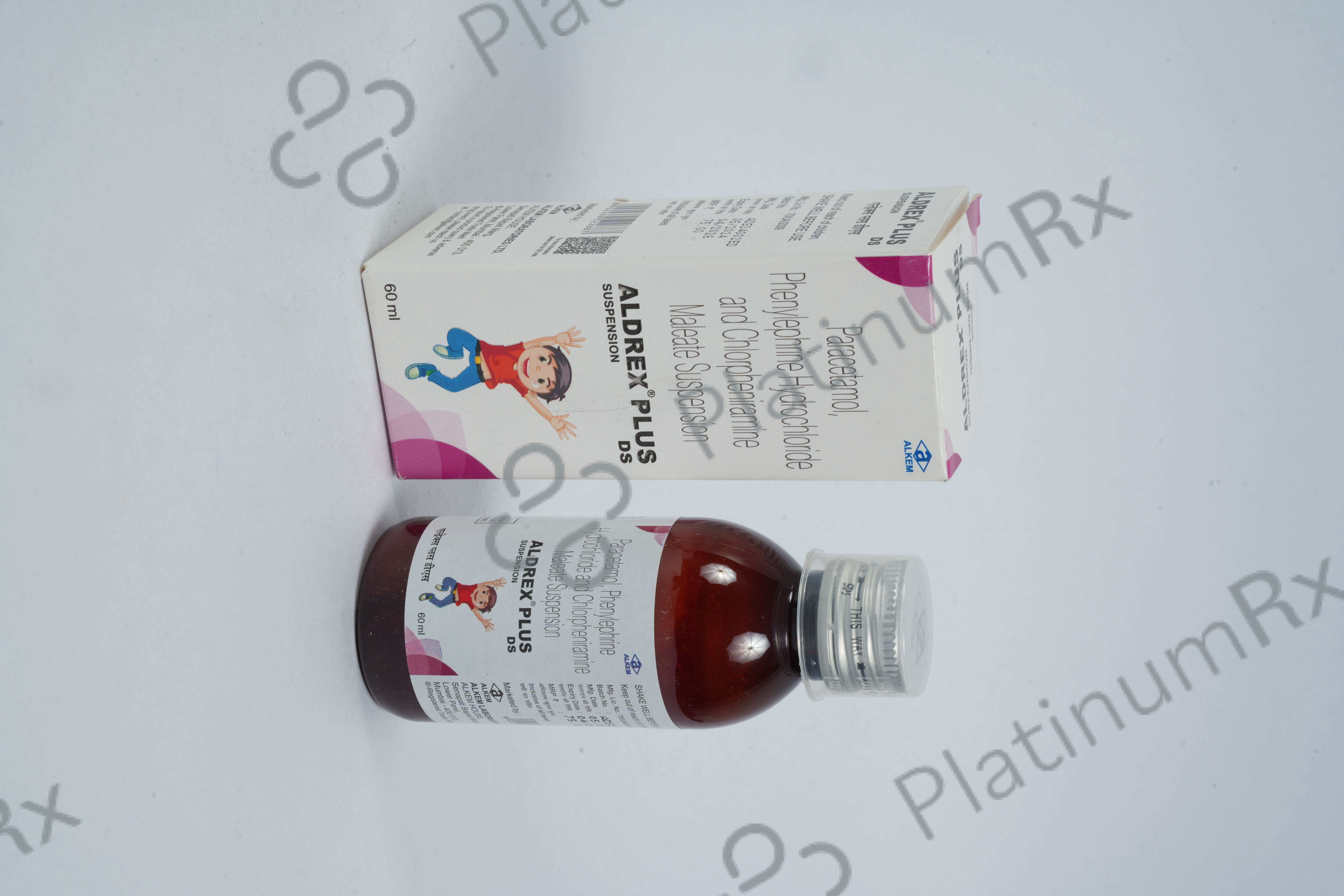 Aldrex Plus Ds 2/250/5mg Syrup 60ml