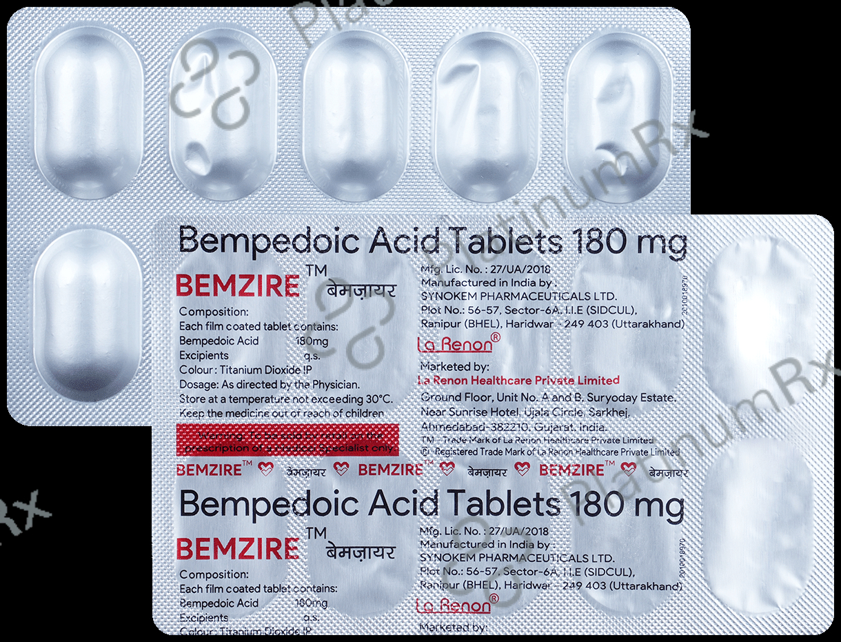 Bemzire 180mg Tablet 10s
