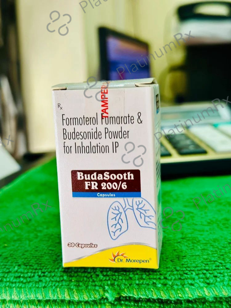Budasooth FR 200/6mg Capsule 30s