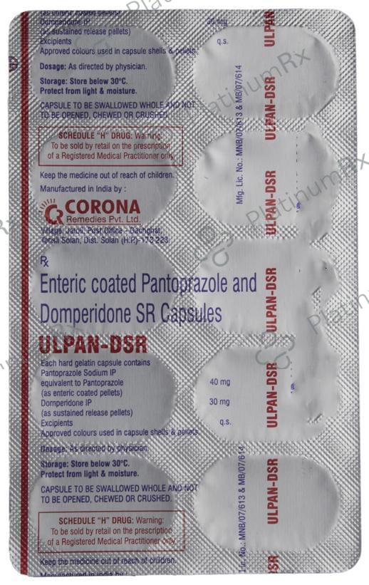 Ulpan DSR Capsule 30/4mg Capsule PR 10s